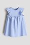 Frill-trimmed cotton dress