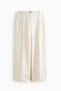 Ankle-length twill trousers - 5