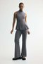 Flared modal-blend trousers - 6