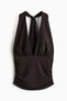 Draped halterneck top - 5