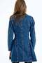 Flared-skirt denim dress - 5