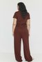 Ribbed drawstring trousers - 5