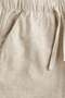 Linen-blend drawstring trousers - 2