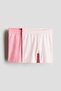2-pack ribbed cycling shorts