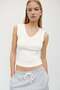 Ribbed V-neck vest top - 6