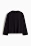 Oversized Fit Long-sleeved jersey top