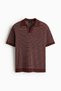 Regular Fit Linen-blend polo shirt - 5
