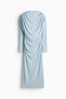 Draped jersey dress