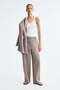 Wool-blend cut-out trousers - 4