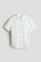 Linen-blend shirt