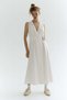 Linen-blend wrap dress - 3
