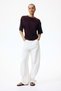 Draped viscose top - 6