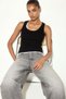 Ribbed viscose vest top - 5