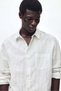 Relaxed Fit Linen-blend shirt - 4