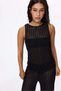 Textured net top - 3