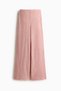 Wide crinkled trousers