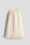 Flounced strappy dress