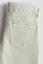 Wide leg twill trousers