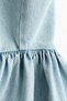 Flared-skirt denim dress - 2