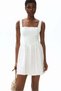 Embroidered flared-skirt dress - 4