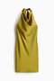 Satin halterneck dress - 2