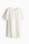 Linen-blend dress