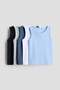 5-pack vest tops - 3