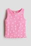 Ribbed cotton vest top - 2