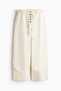 Rope-belt paper bagâ€¯trousers - 4