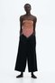Ankle-length linen-blend trousers - 7