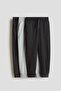 3-pack cotton jersey joggers - 2