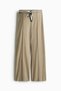 Scarf-detail trousers - 5