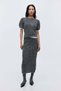 Knitted puff-sleeved top - 4
