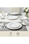 ISLA 32 Pc New Bone China Dinner Set for 6 Persons - Classic White - 3