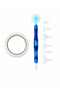 Roulette Stone Engraving Pen Set with 7 Different Replaceable Tips Stone Engraving Pen + Candle Gift Diamond - 2