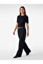 Viscose Blended Crew Neck Short Sleeve Knit Sweater