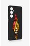 Realme C65 Compatible Cut-Out Lion Patterned Silicone Case - 3