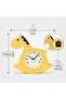 Magical Horse Wall & Table Clock – Silent Non-Ticking Sweep Movement for Kids, Yellow - 3
