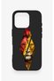 iPhone 16 Pro Compatible Cut-Out Lion Pattern Silicone Case - 2