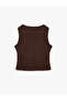 Buttoned Slim Fit Crew Neck Sleeveless Cardigan - 6