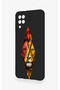Samsung A12 Compatible Cut-Out Lion Patterned Silicone Case - 4