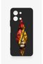 Vivo Y28 Compatible Cut-Out Lion Patterned Silicone Case - 2