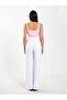 Women's Pink Sleeveless Square Neck Thick Strap Slim Fit Viscose Blended Body Blouse - 7