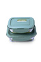 2PCS Borosilicate Glass Food Storage Container Set 350ml & 650ml Glass Food Saver Lunchbox - 7