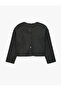Long Sleeve Crew Neck Buttoned Basic Cardigan - 5