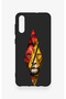 Samsung A50 Compatible Cutout Lion Pattern Silicone Case - 2