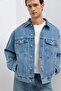 Ryan Dusty Lt Blue Men's Jean Jacket M0110001-A2096 - 3