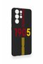 Samsung S21 Ultra Compatible 1905 Belt Patterned Silicone Case - 3