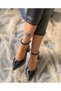 Dubai Black Patent Leather 5 cm Heel Sandals - 2