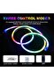 3 Meter RGB LED Neon Rope Light Strip with Mobile App Control, Full Color Lighting, Music Sync, Timing Function, Infrared Remote and Flexible Design for Bedroom, Living Room, Gaming Setup and Events - 5
